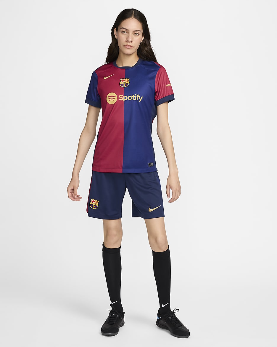 Primera equipacion Stadium FC Barcelona 2024 25 Camiseta de futbol Replica Nike Dri FIT Mujer